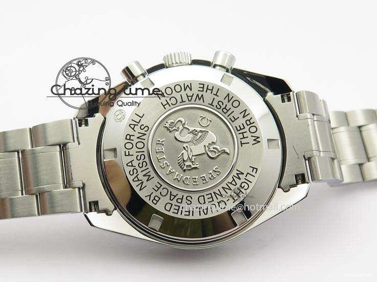 0419 Refined Speedmaster 50th Anniversary Black Dial On SS Bracelet 8232